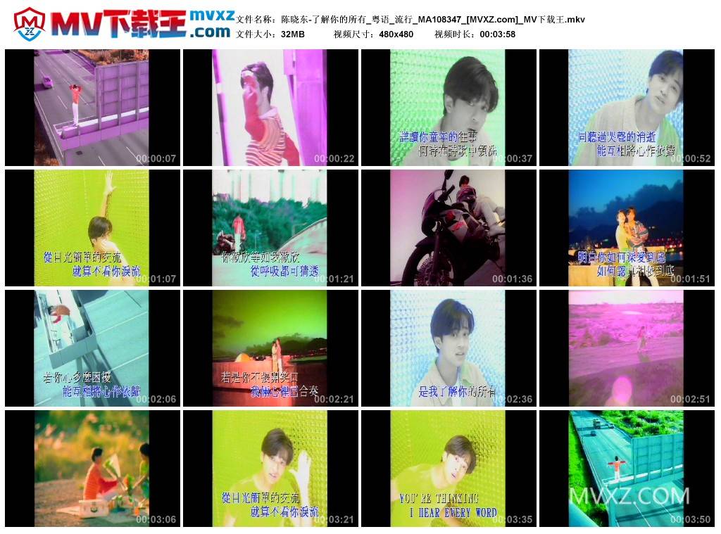 陈晓东-了解你的所有_粤语_流行_MA108347